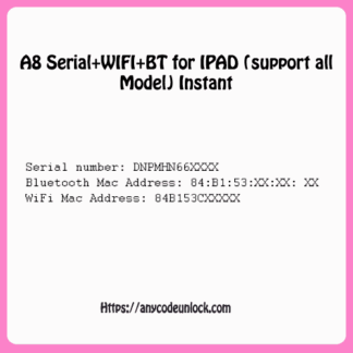 A8-Serial WIFI BT-for-IPAD